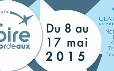 Clairazur à la Foire de Bordeaux du 8 au 17 mai 2015