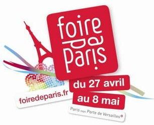 L’évènement de l’année: La Foire de Paris  du 27 avril au 8 mai 2012 !