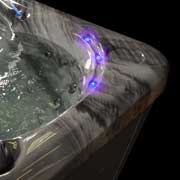 nouveau système d'éclairage des spas acryliques serenity
