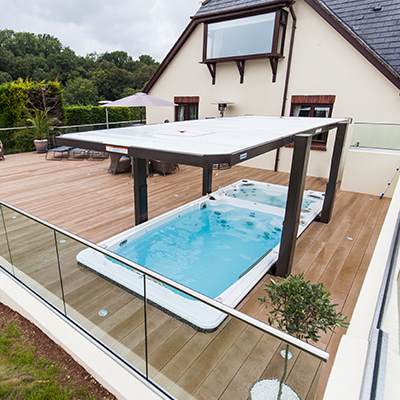 Abri Hydrocover pour spa de nage